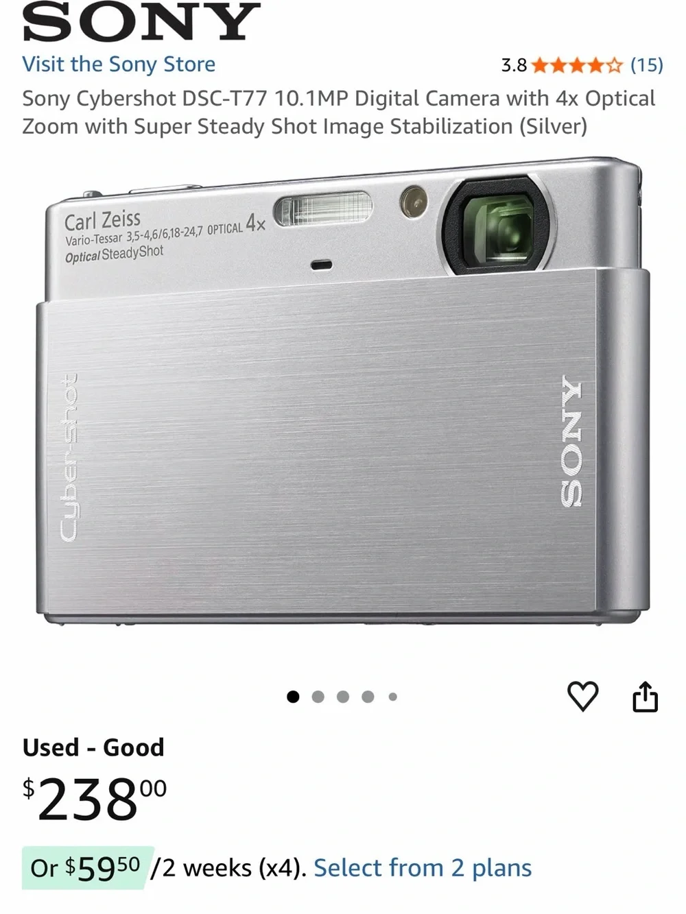 Sony cybershot vintage